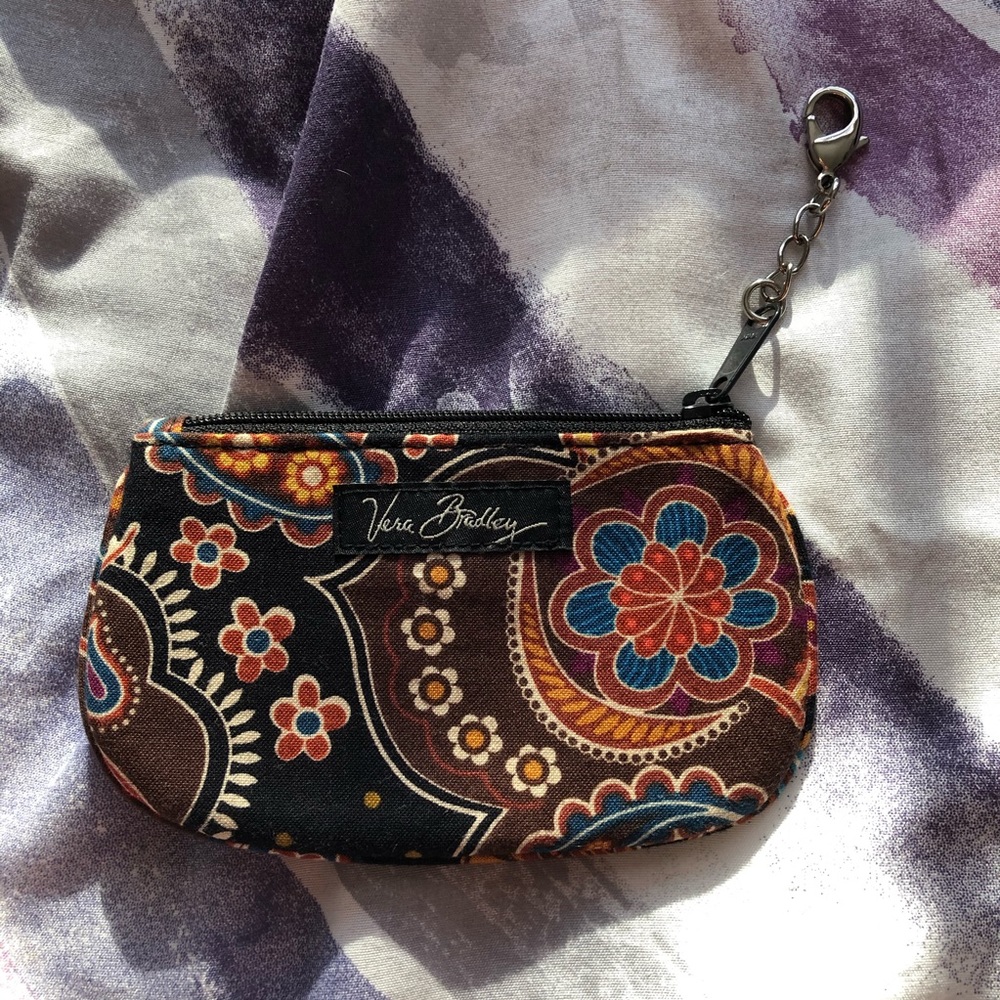 Vera Bradley Clip Zip ID Coin Purse - Kensington